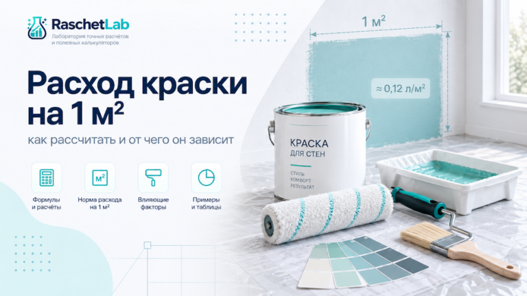 Расход краски на 1 м²: сколько литров нужно